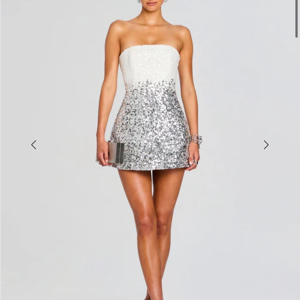 RETROFETE KAMERON EMBELLISHED DRESS XXS